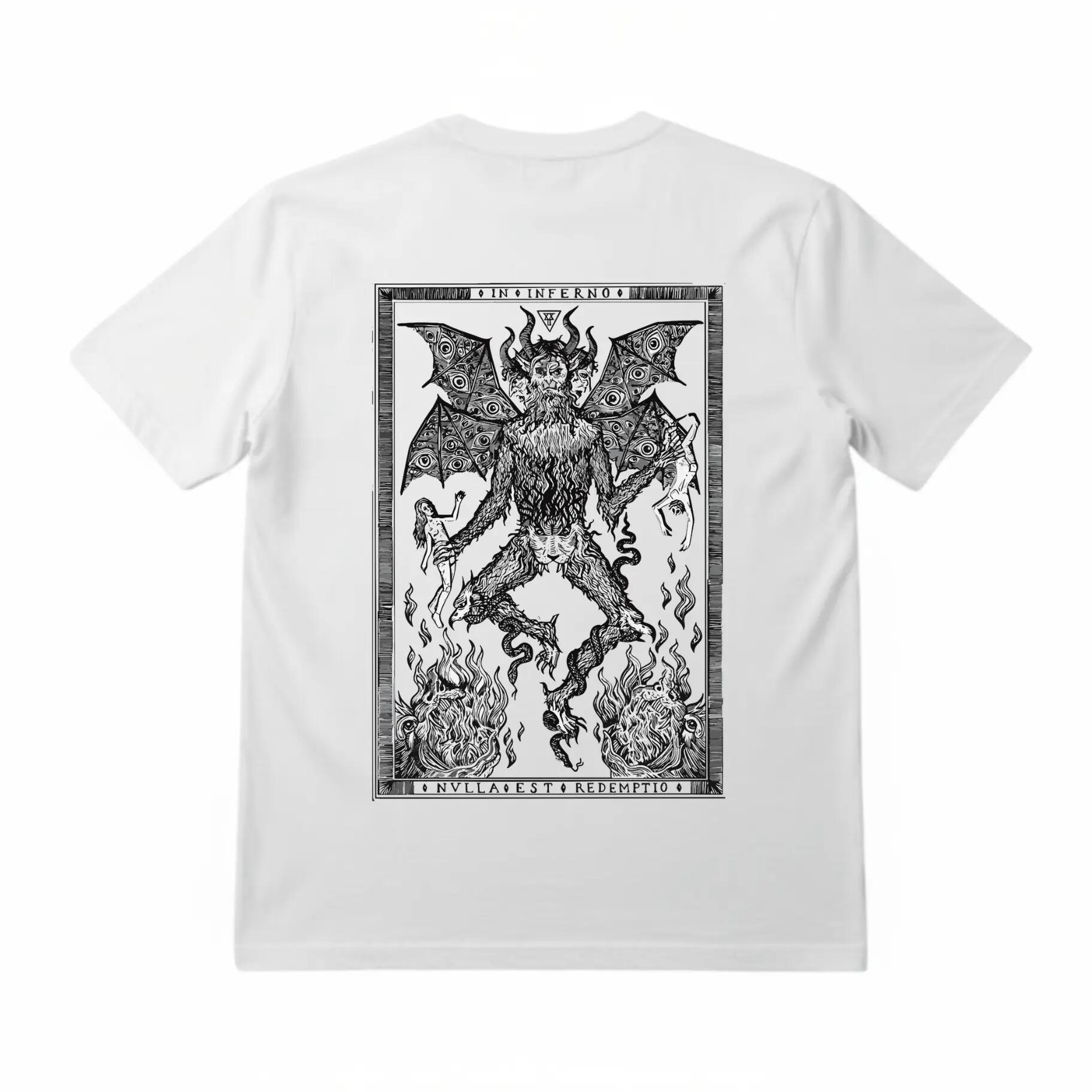 Tricou alb Inferno – Îmbrăcăminte stradală 4/7