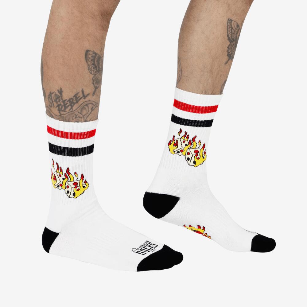 Meias American Socks Roll The Dice Multicolor 4/7