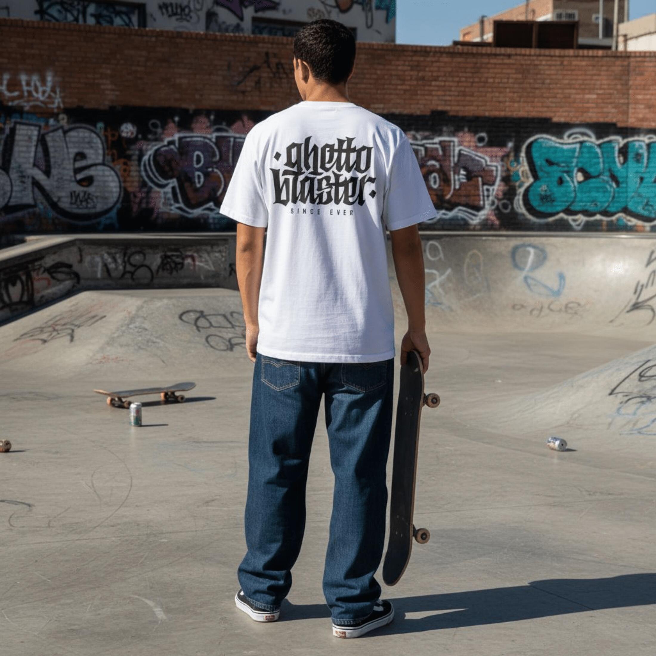T-shirt Ghettoblaster Corporate white 6/7