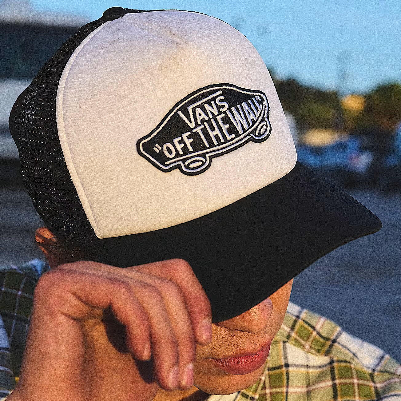 Czapka Vans Classic Patch Biało-Czarna 5/7