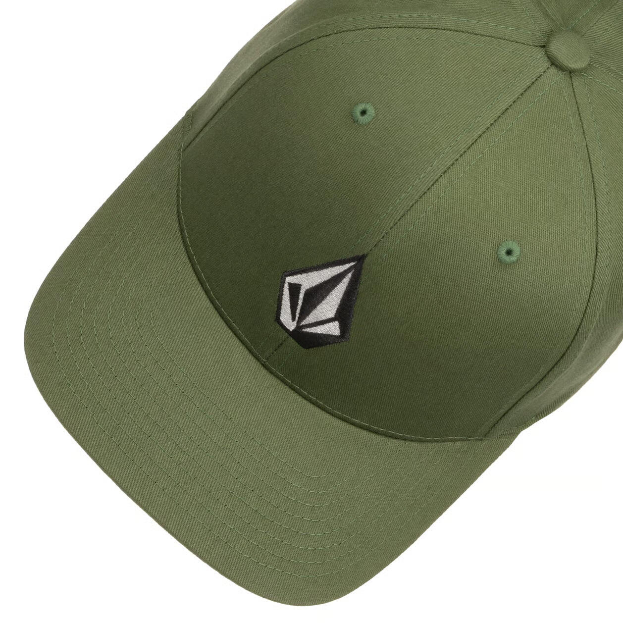 Boné Volcom Full Stone Flexfit Verde-oliva 5/7