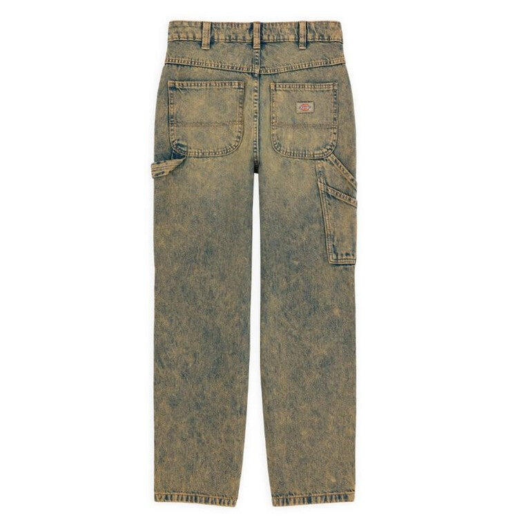 Dickies Ellendale Denim Yellow Trousers 3/7