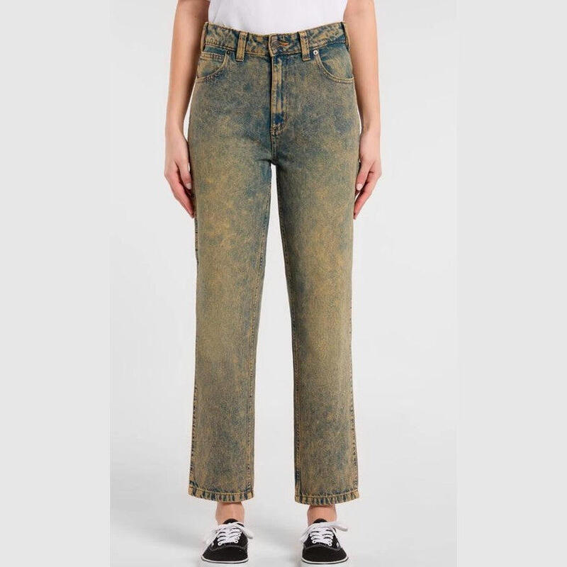 Pantaloni DIckies Ellendale din denim galben