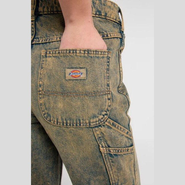 Calças Dickies Ellendale em ganga amarela 6/7