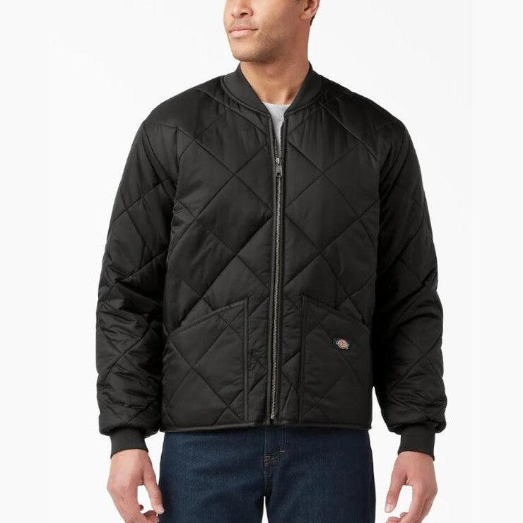 Giacche Dickies Quilted Jkt Black 3/7