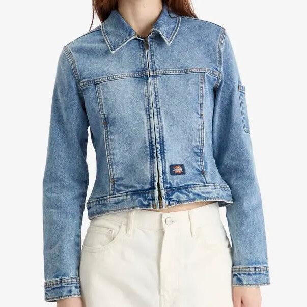 Casaco Slim de Ganga Dickies Lavado Azul Desbotado 3/7