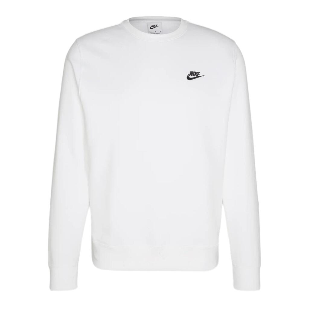 Sweat-shirt Nike Club 133 col rond noir blanc 7/7