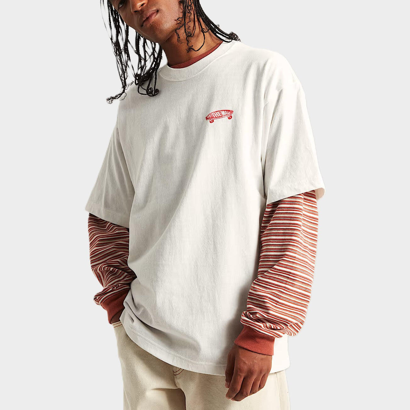 T-shirt Vans Full Deck Branca 5/7