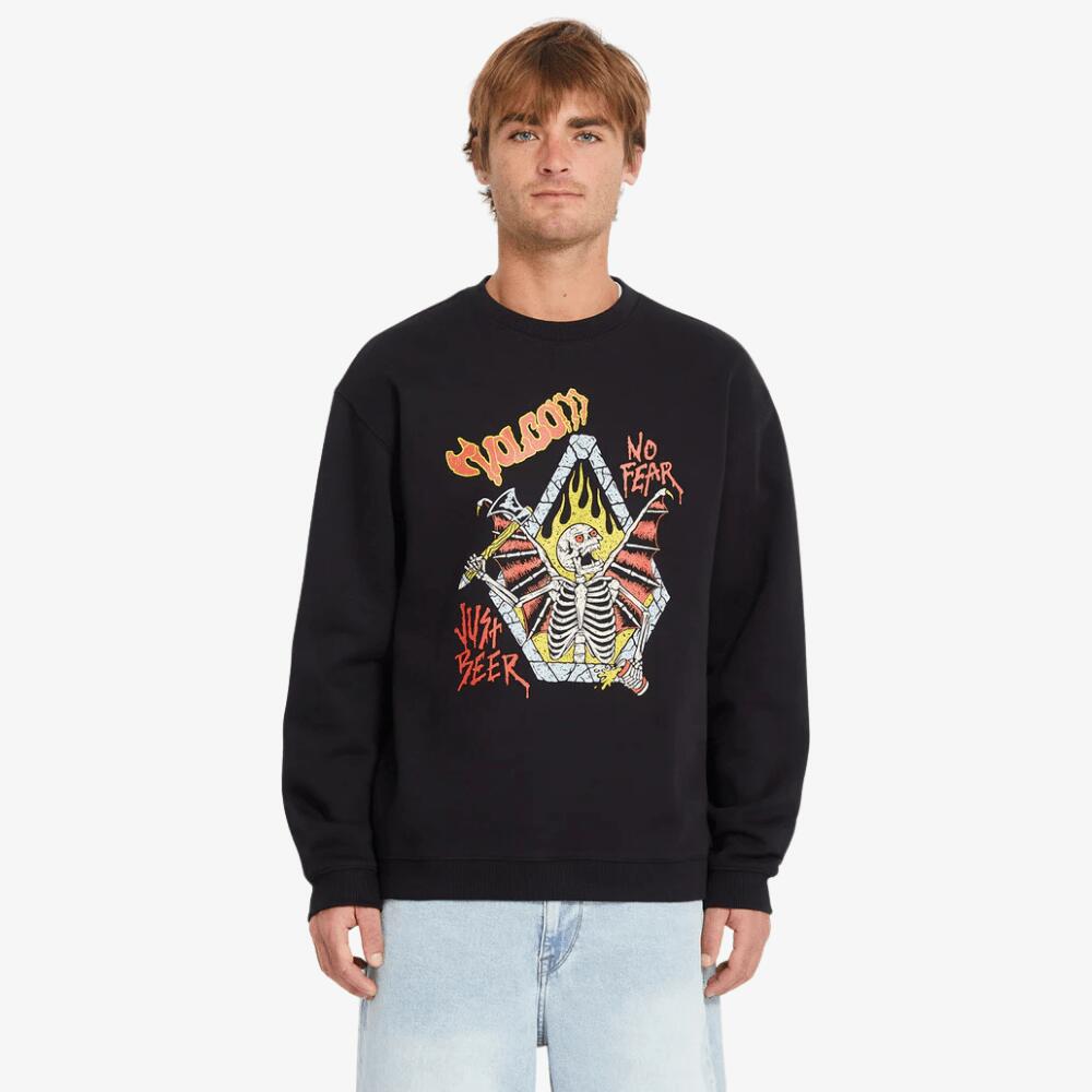Sweat Volcom Noder CRW Noir 4/7