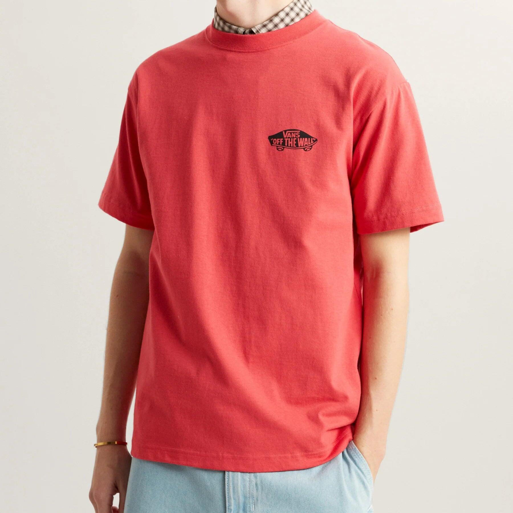 T-shirt Vans Double Standard Rood 5/7