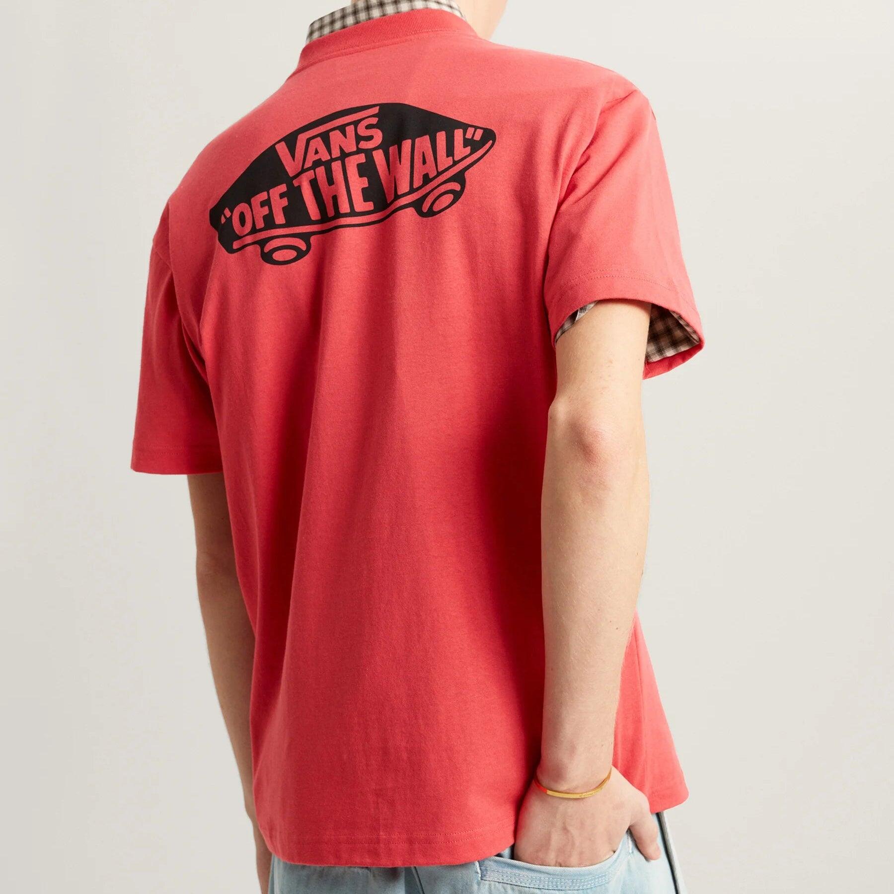 T-shirt Vans Double Standard Rood 4/7