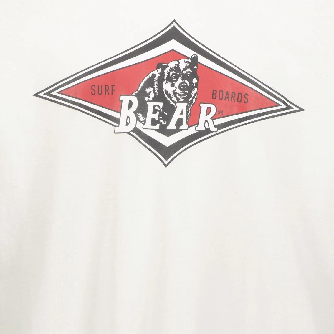 T-shirt ours grand logo blanc 4/7