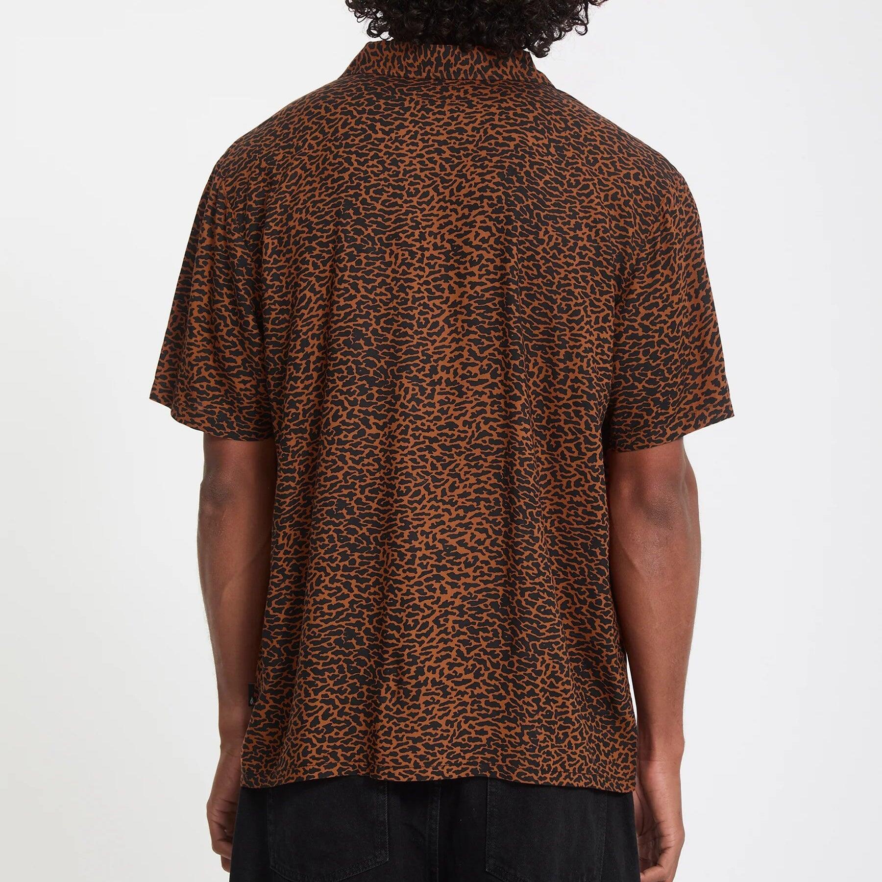Volcom Utopias Print Brown Horn overhemd 5/7
