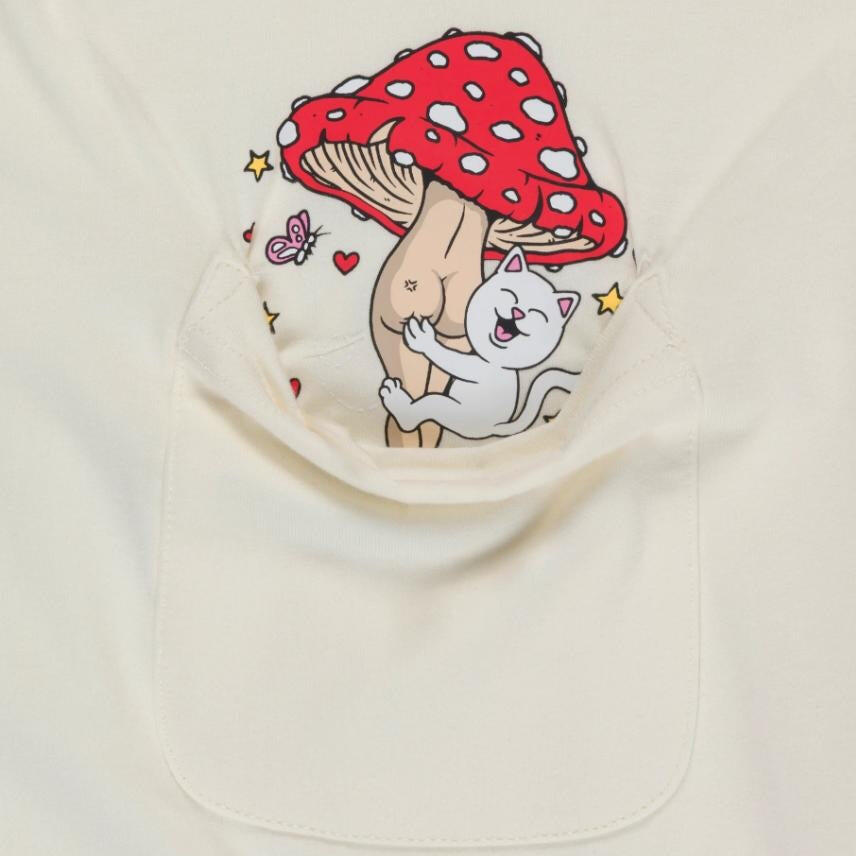 Koszulka Rip n Dip Funny Fungus Pk Beżowa 5/7