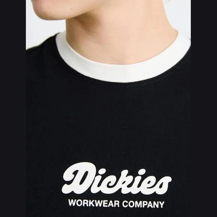 Tricou Dickies Leviston Ringer W Negru 4/7