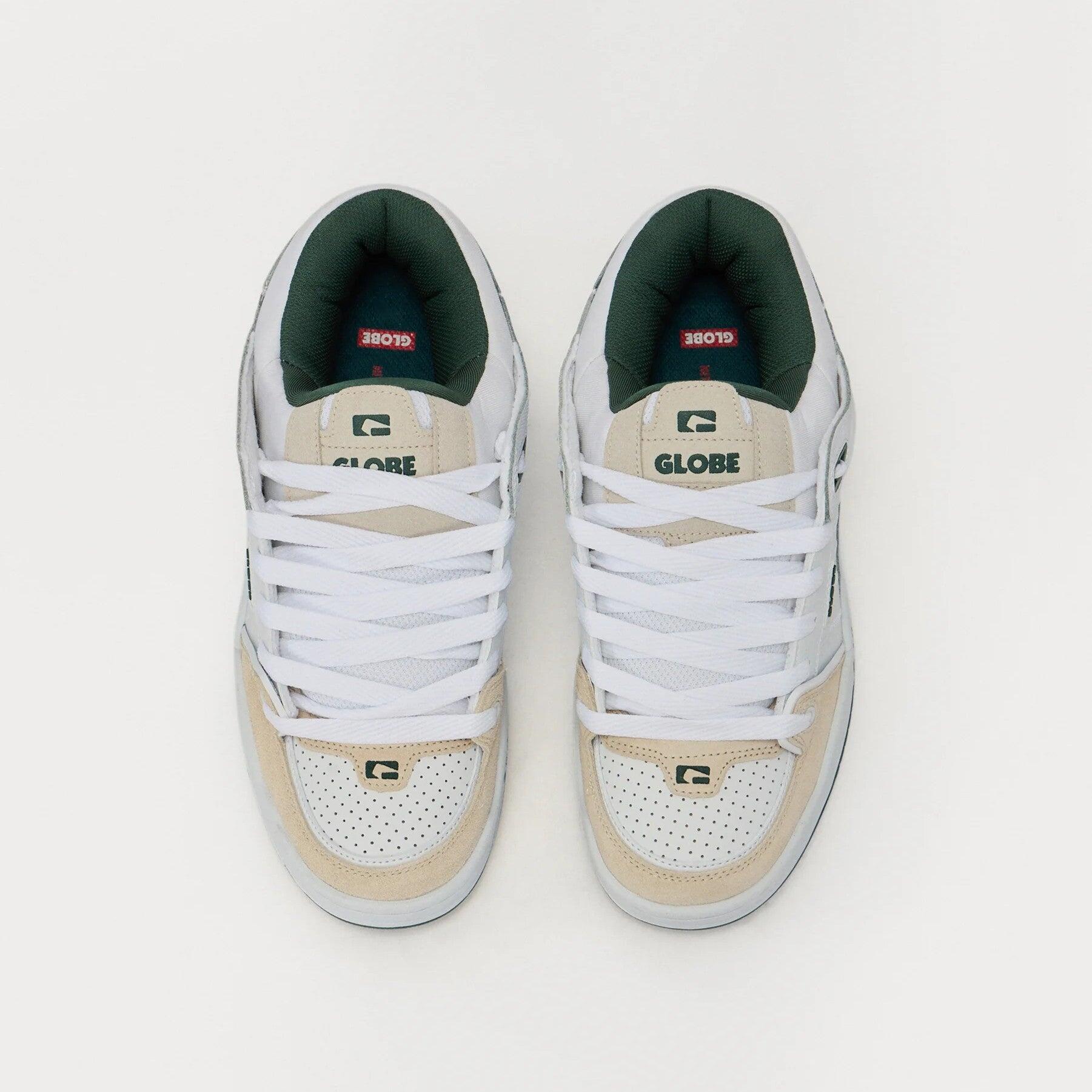 Globe Fusion sneakers wit groen 4/7