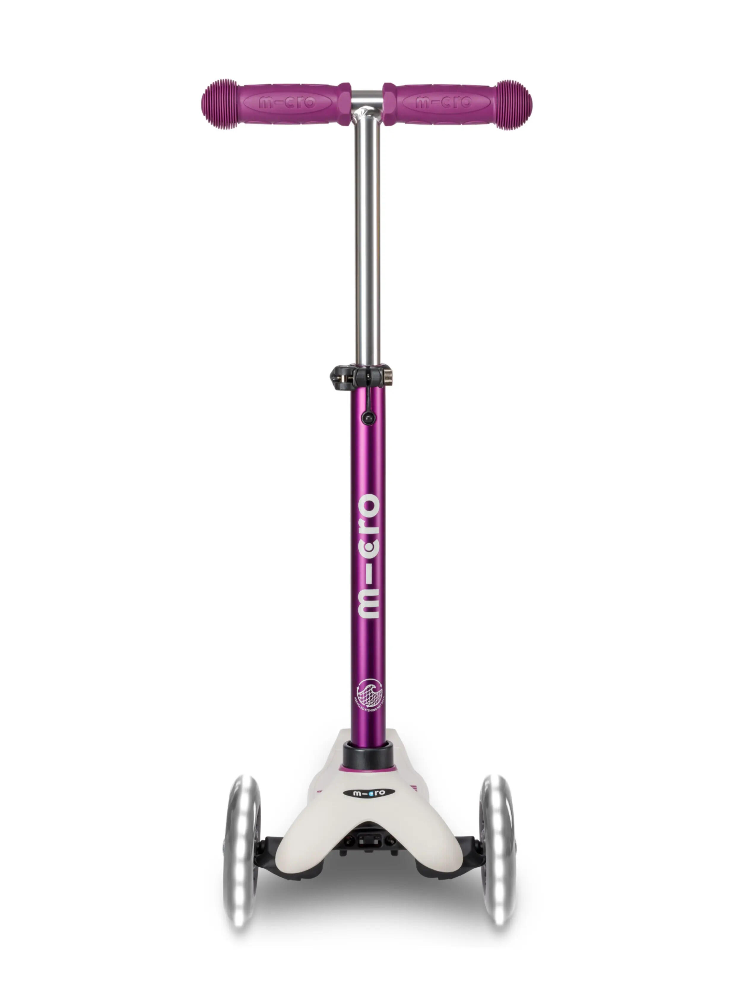 Trottinette 3 roues Mini  Deluxe Eco Pourpre LED 6/6