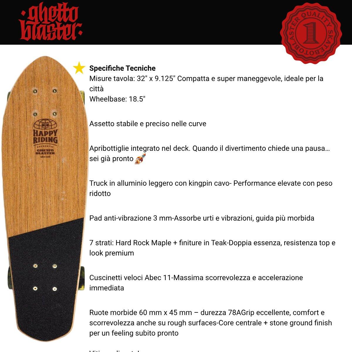 Cruiser Medium Geroglifics 32" 4/8