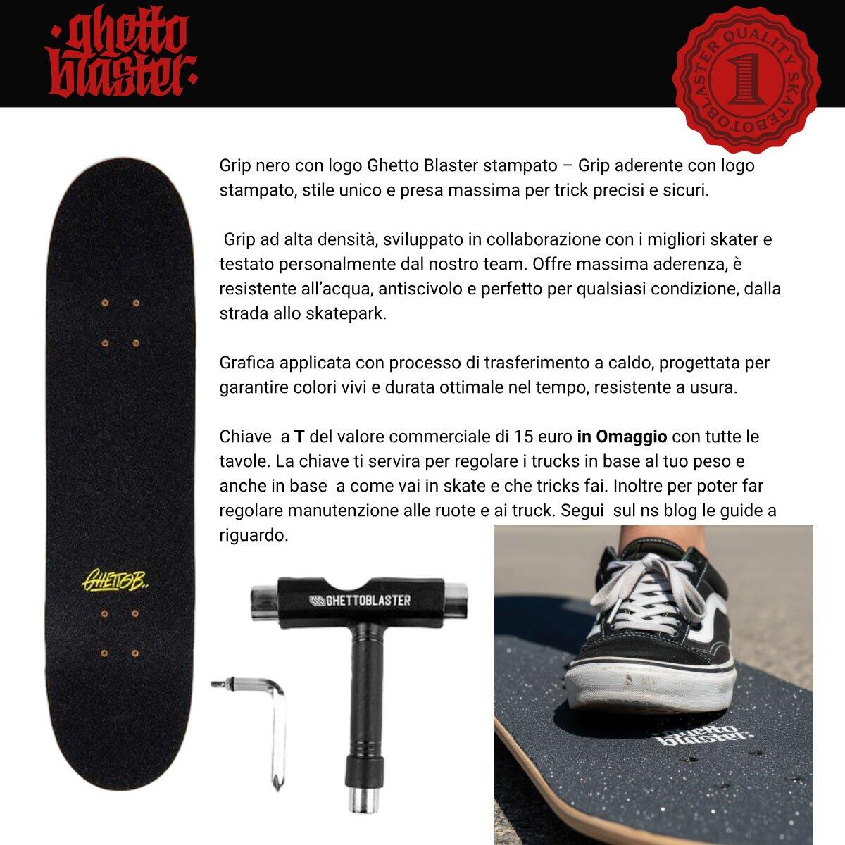 Kompletní skateboard pro začátečníky Ghetto Hotel Rust 8.125" - 8.375" 4/7