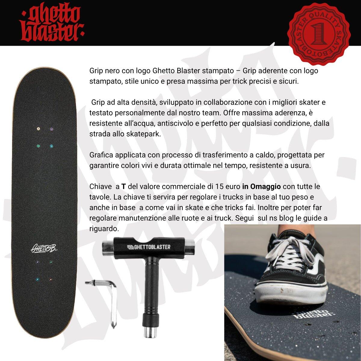 Skate pro začátečníky Flame White 8.25" 4/7