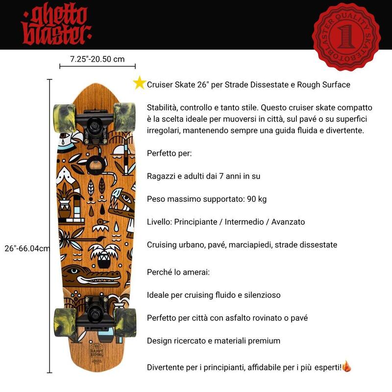 Cruiser Small Geroglifik 26"