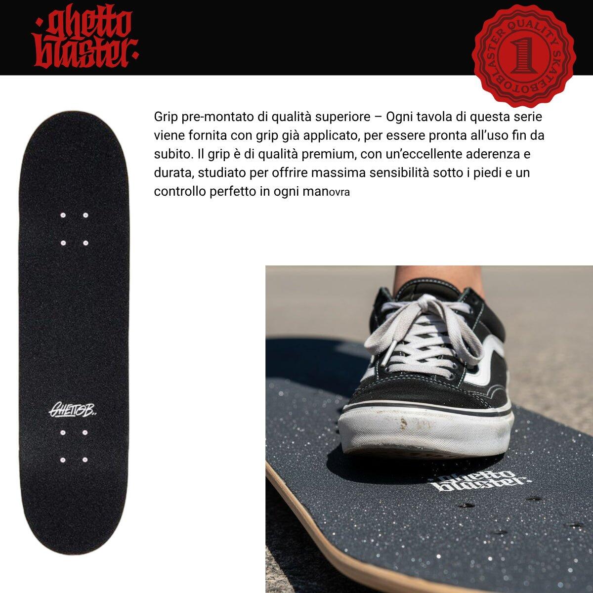 Tavola da skate pre gripped Small Logo Yellow 8.0" 4/7