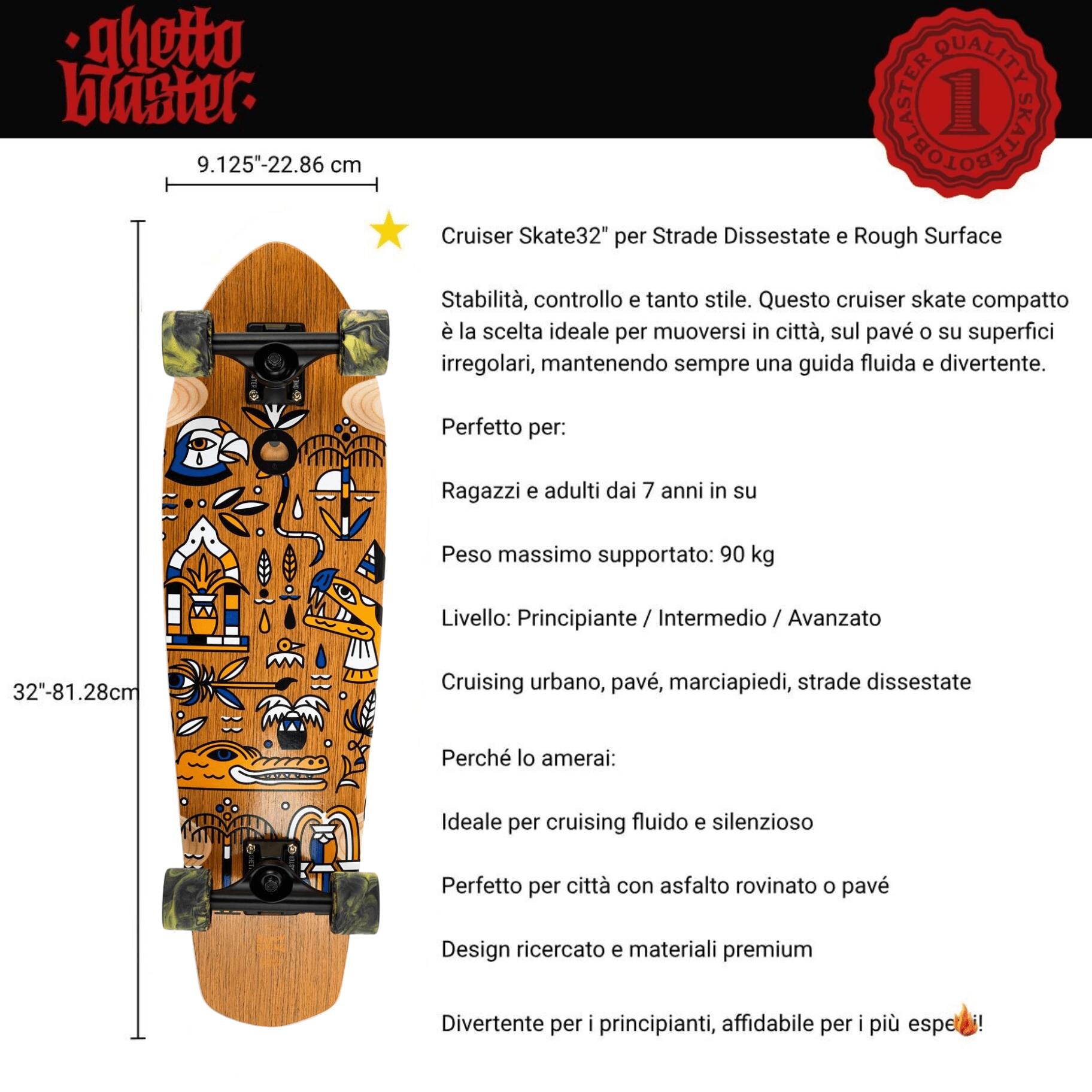 Cruiser Medium Geroglifics 32" 3/8