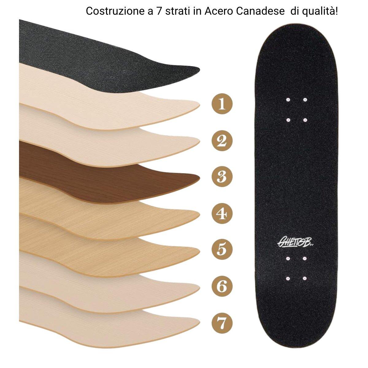 Skate per iniziare Push Regular 8.0" 5/8