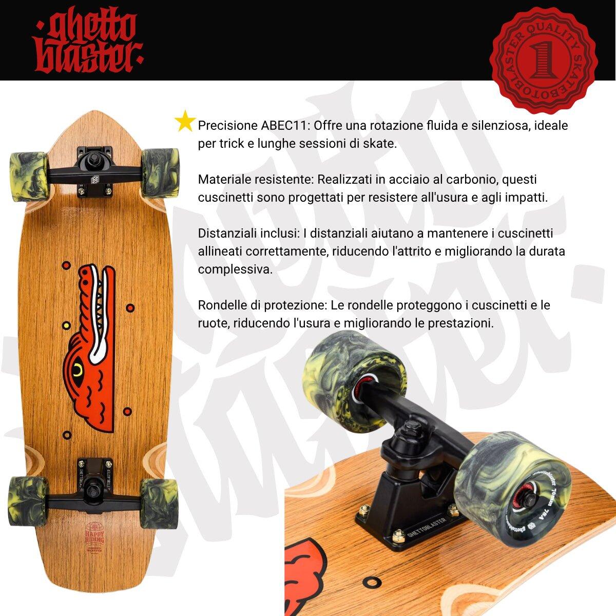 Surfskate Krokodyl 30"x 9,75" 5/7