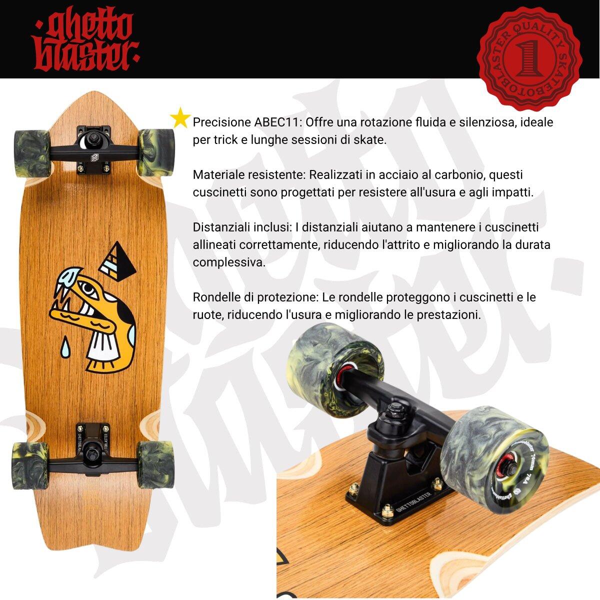 Surfskate Fishtail Snake 30" x 9,75" 5/7