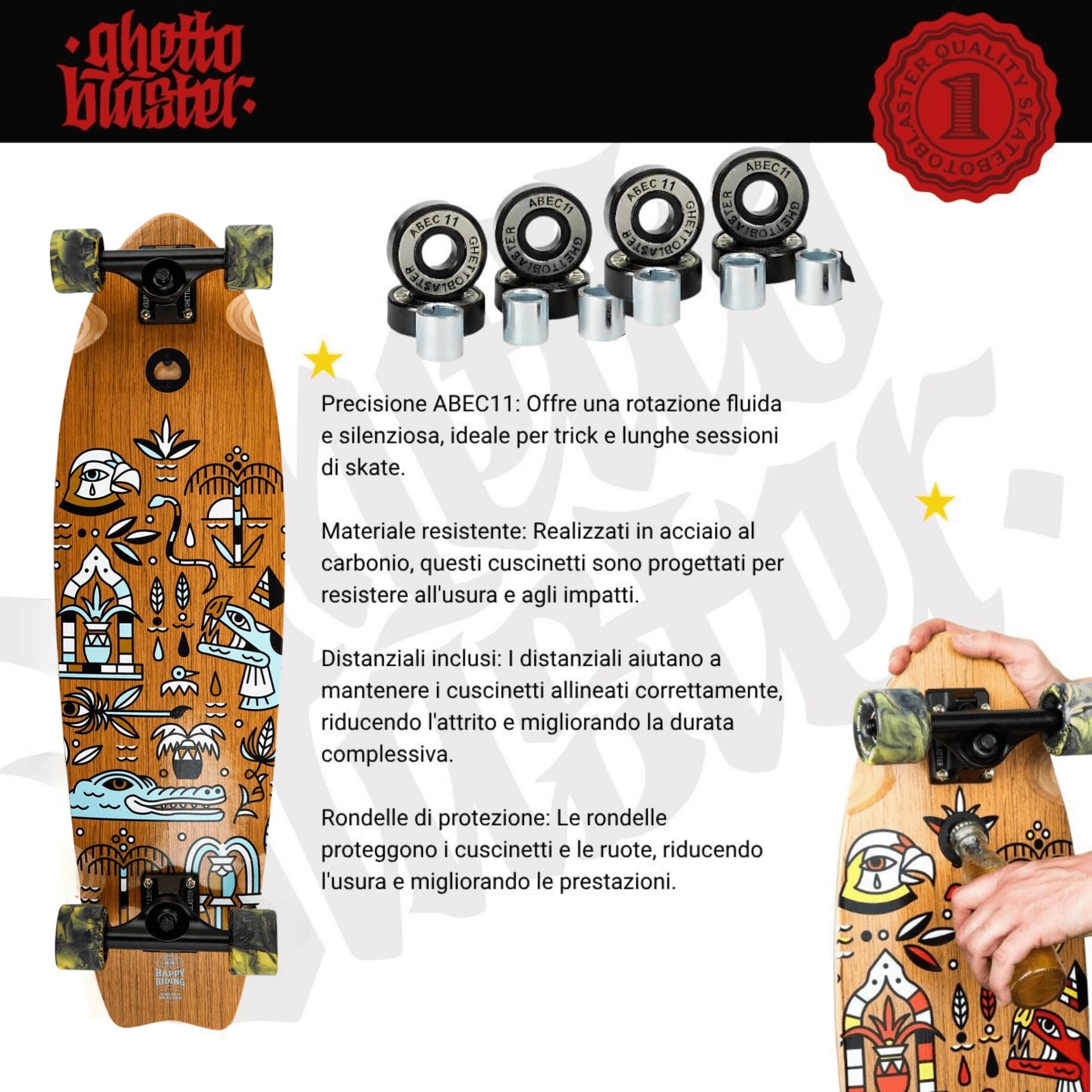 Cruiser Mid Fishtail Geroglifics 33" 5/7