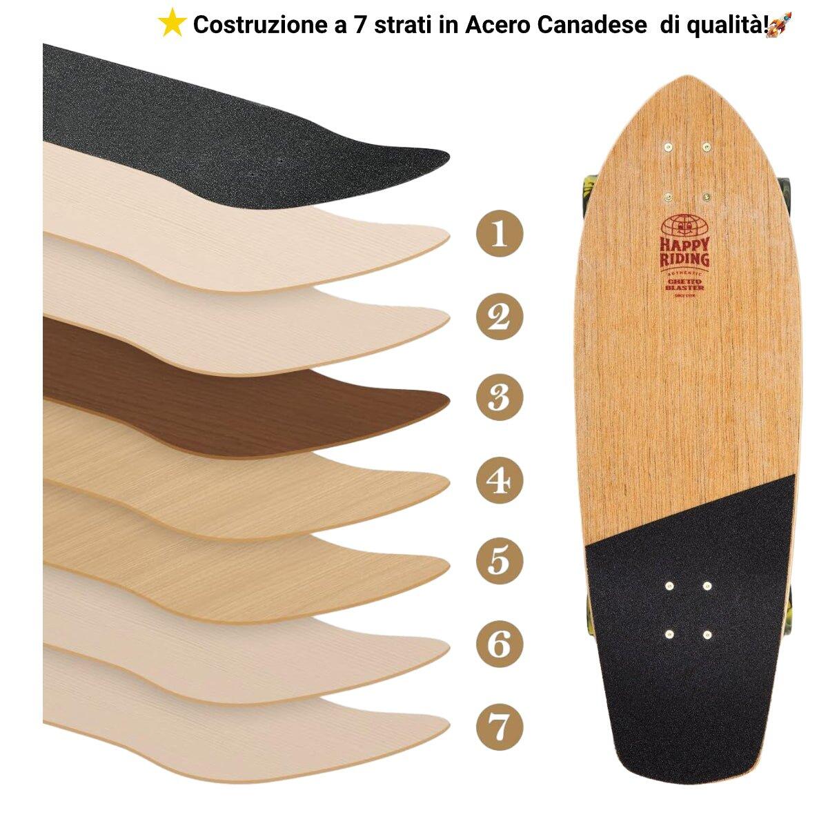 Surfskate Krokodyl 30"x 9,75" 6/7
