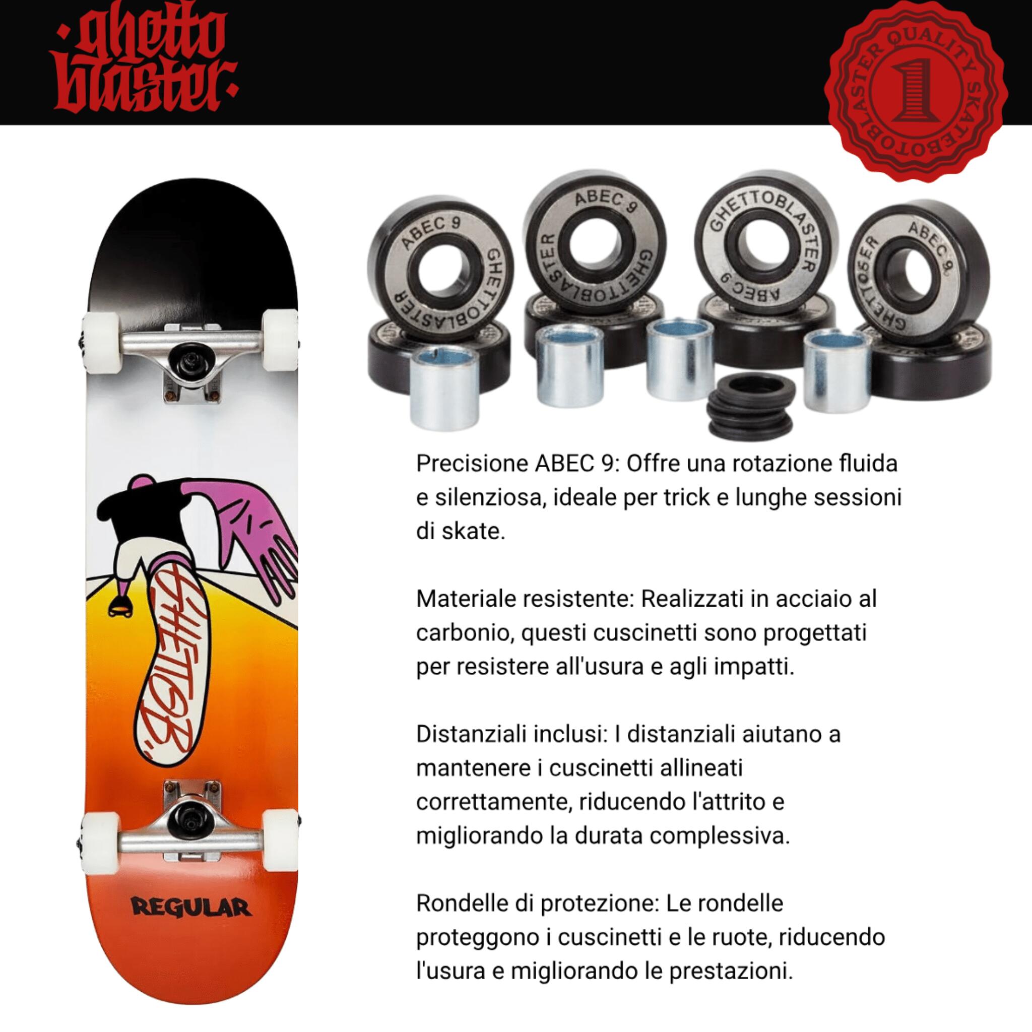 Skate per iniziare Push Regular 8.0" 6/8