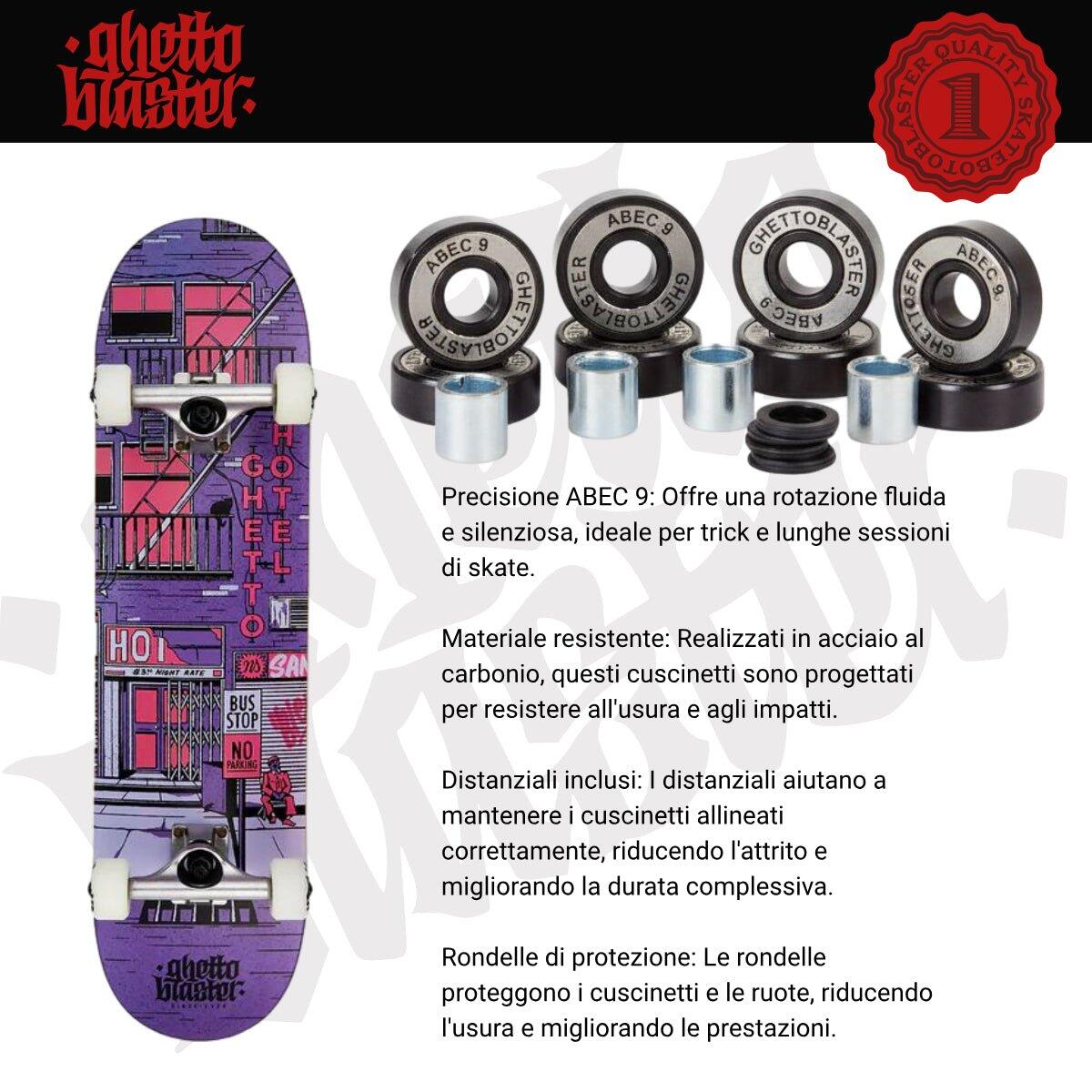 Skateboard Ghettoblaster om te beginnen Hotel Pou 8.125" 6/7