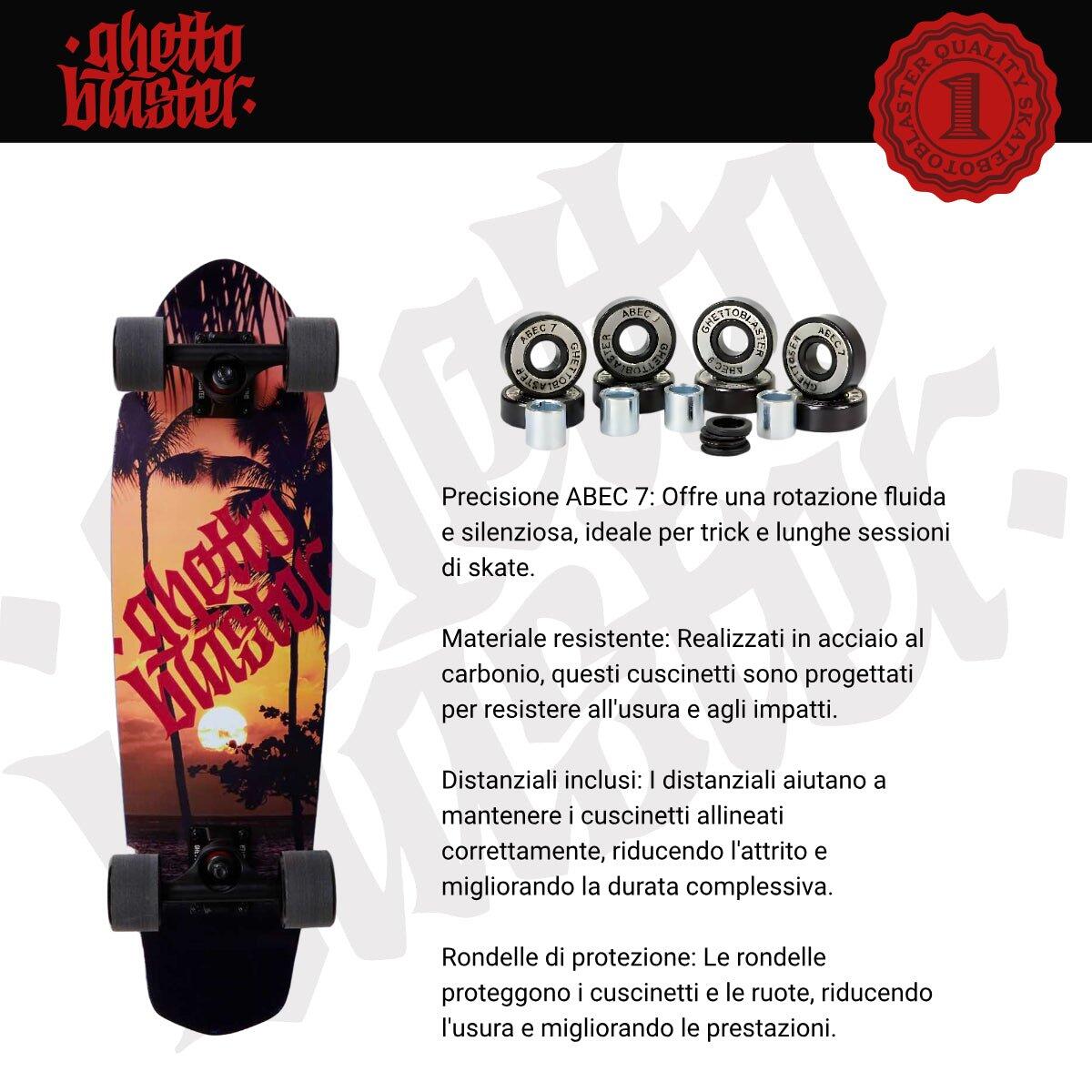 Skateboard Ghettoblaster Cruiser Tropical 28.0" 6/7