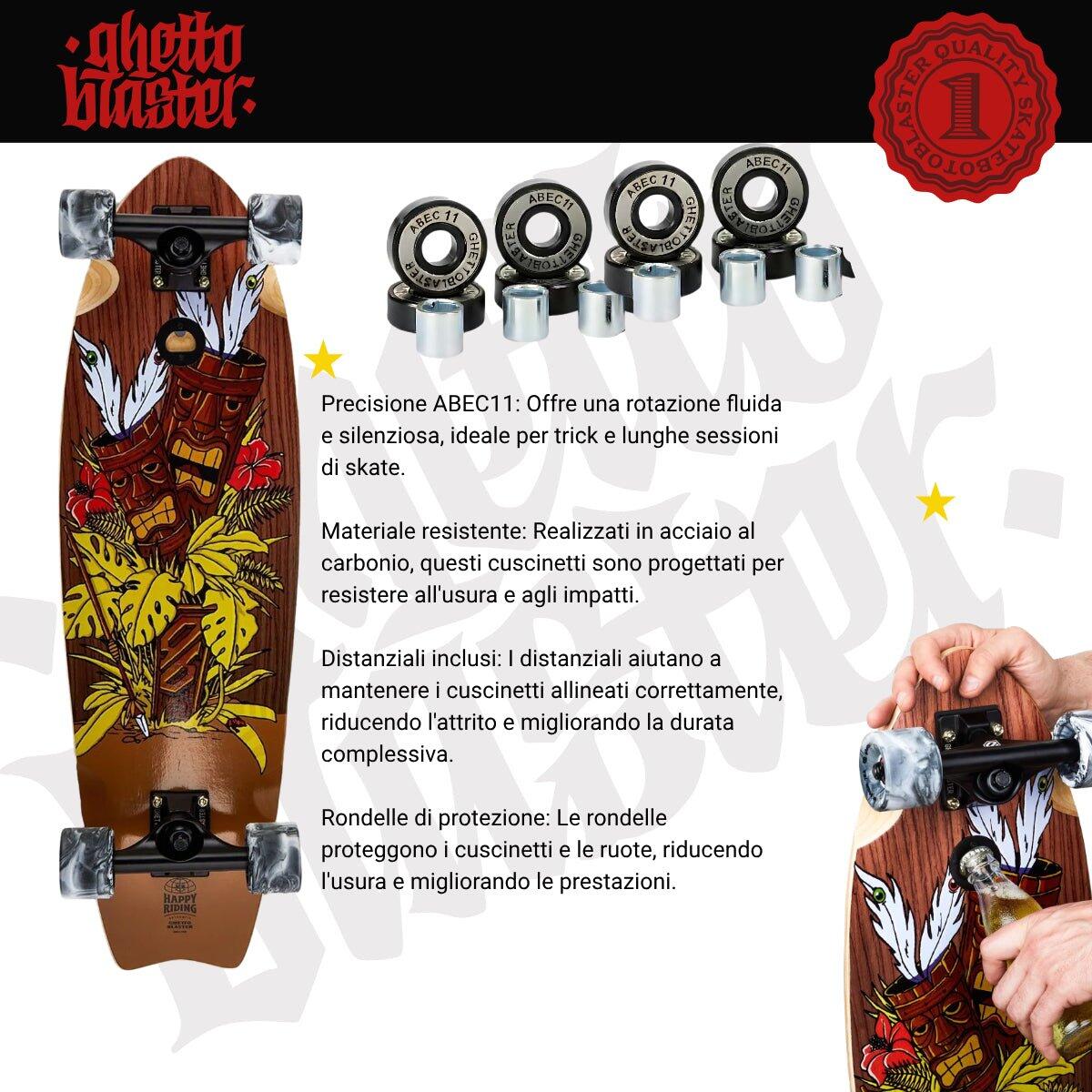 Cruiser Fishtail Tiki Totem 30" 5/7