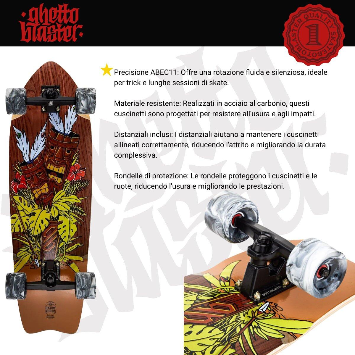 Surfskate Fishtail Tiki Totem 32" 5/7