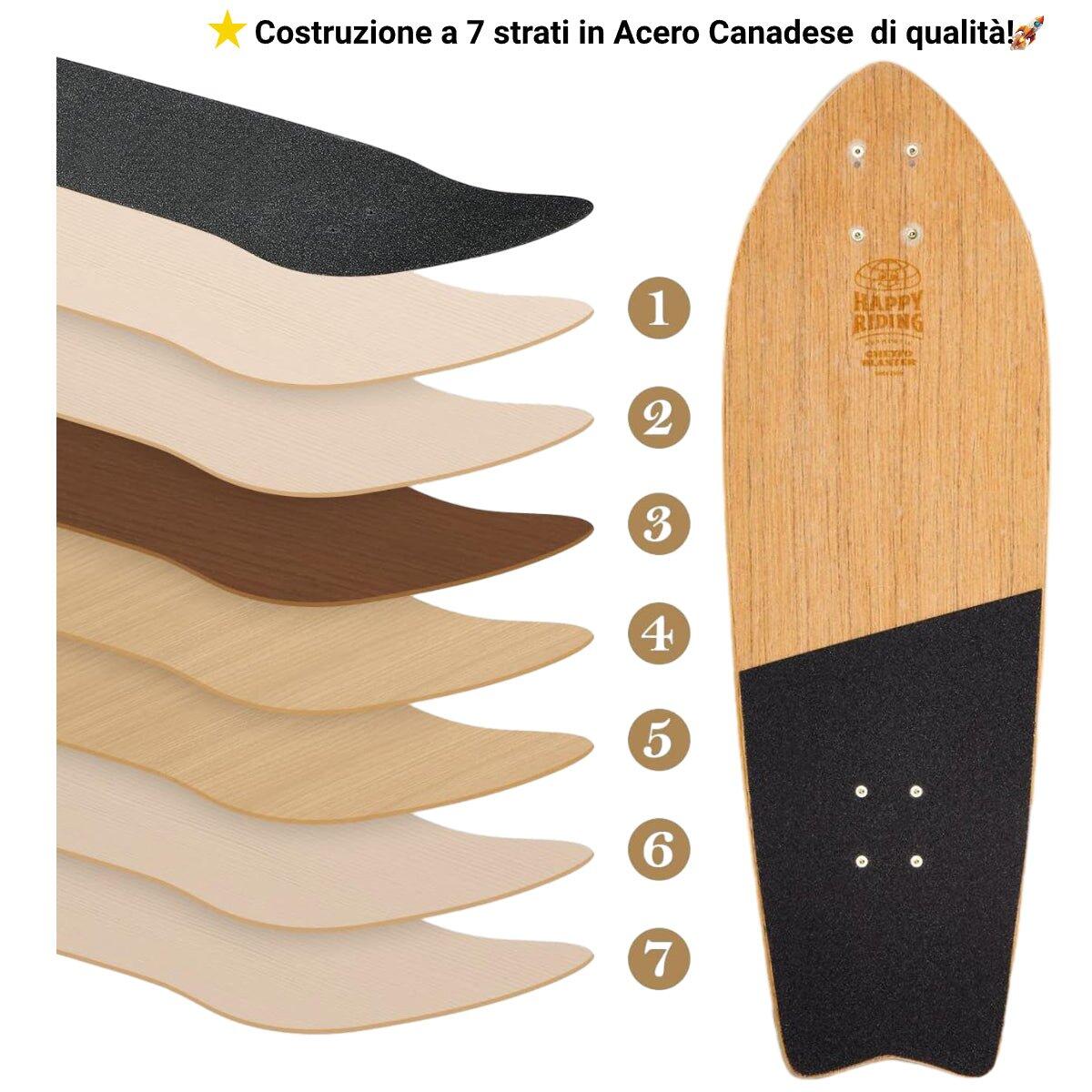 Surfskate Palm Sand 30" x 9.75" 6/7
