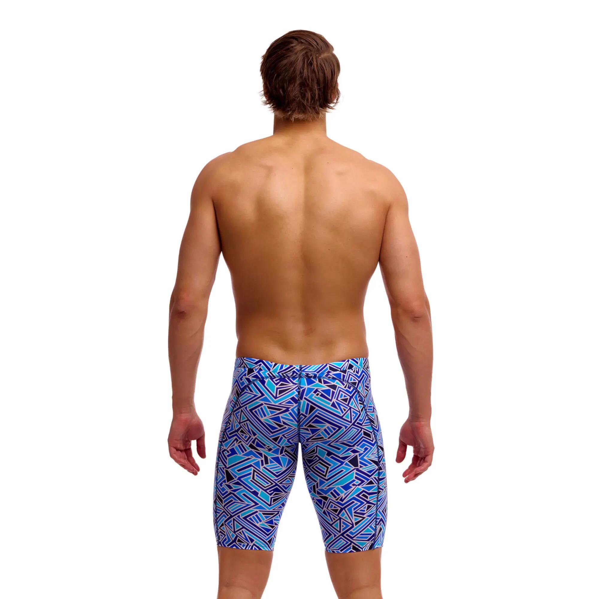 Spodenki do pływania Jammery Funky Trunks Blue Bits 9/11