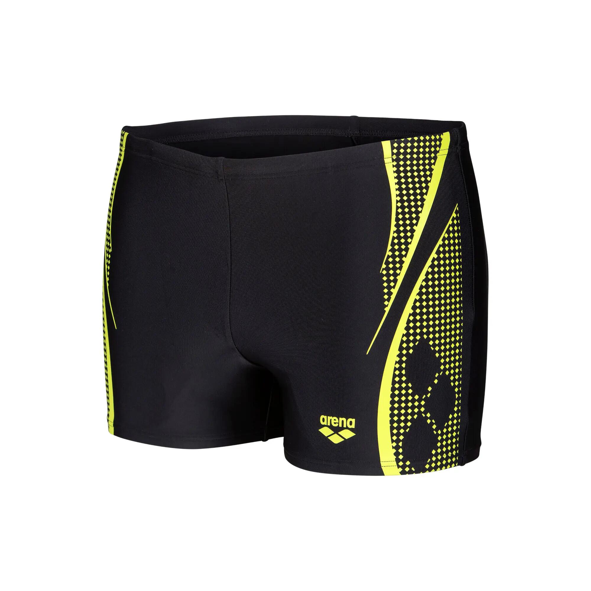 arena Graphic Shorts Badehose für Herren chlorbeständig 7/9
