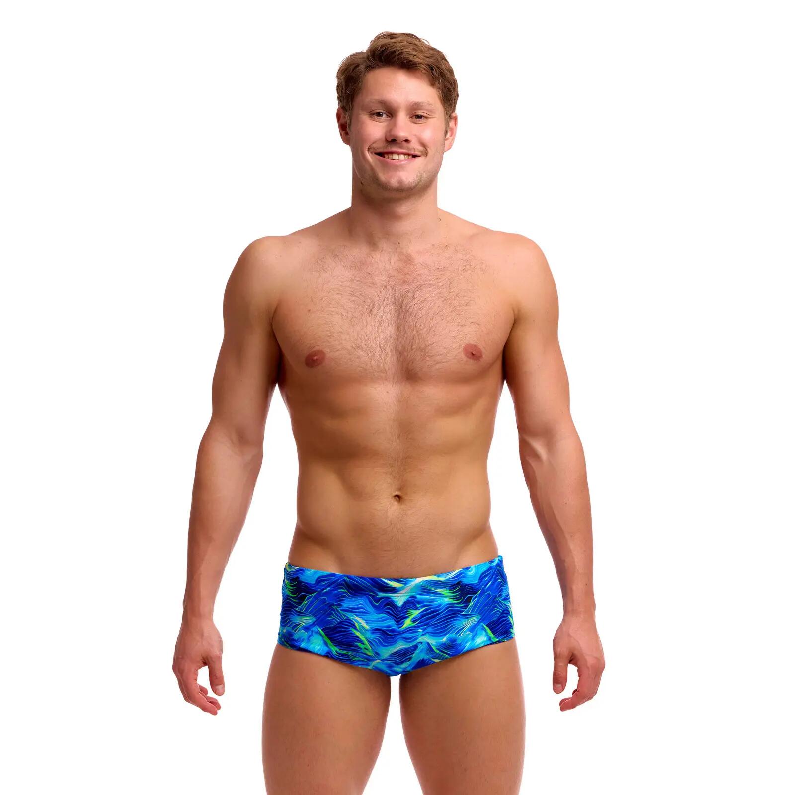 Funky Trunks Badehose Herren Sidewinder Trunk Storm Chaser 8/12
