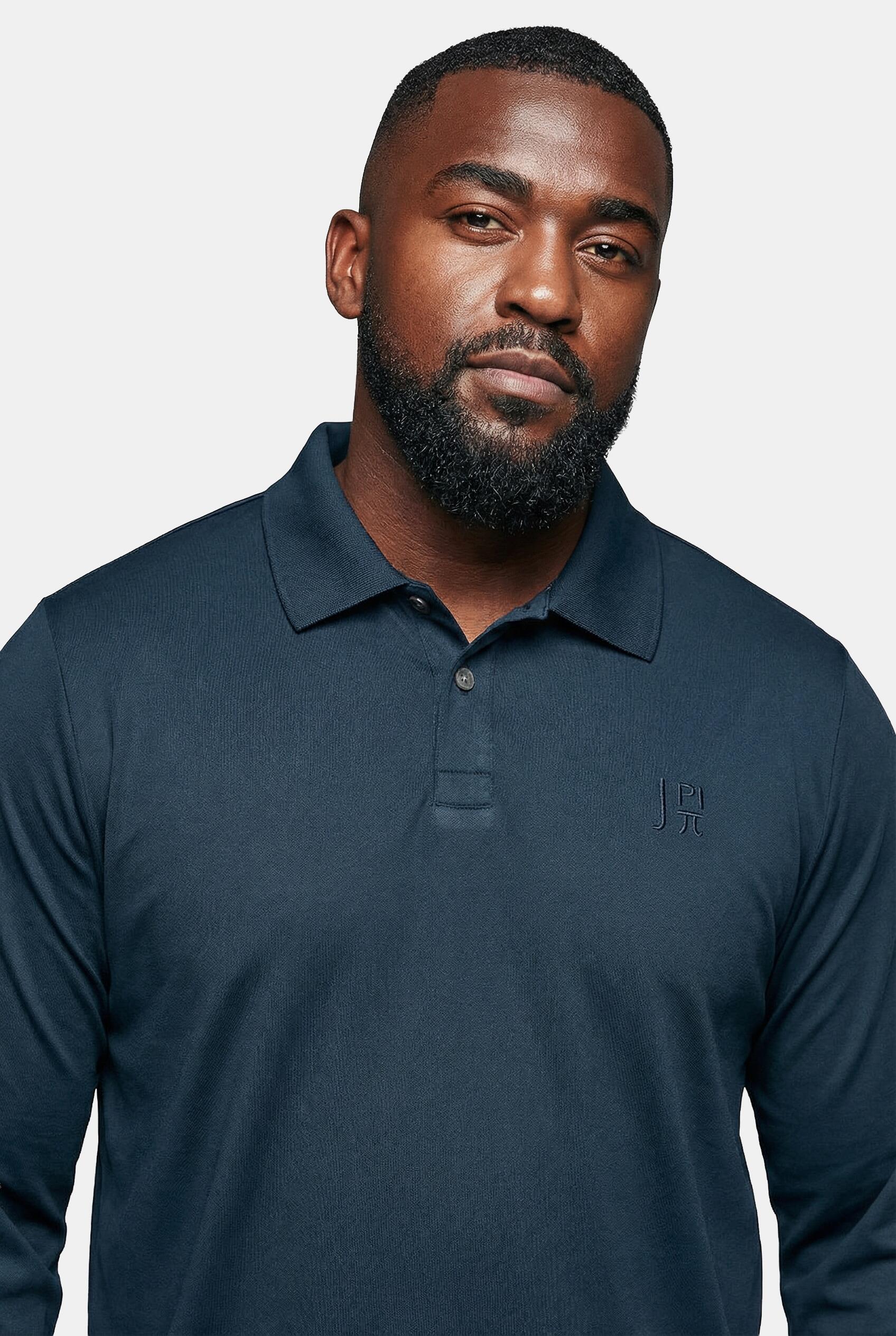 Męska Koszulka polo golf długi rękaw QuickDry 3/6