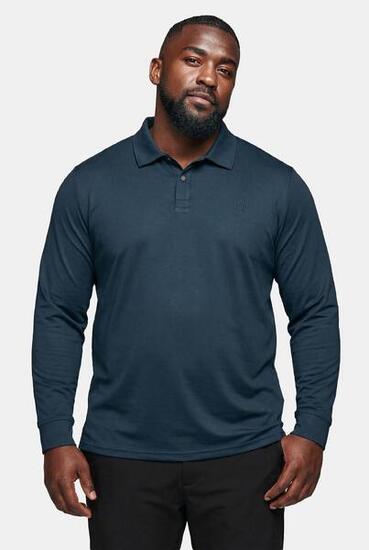 Hommes Polo manches longues spécial golf finition QuickDry (séchage rapide)