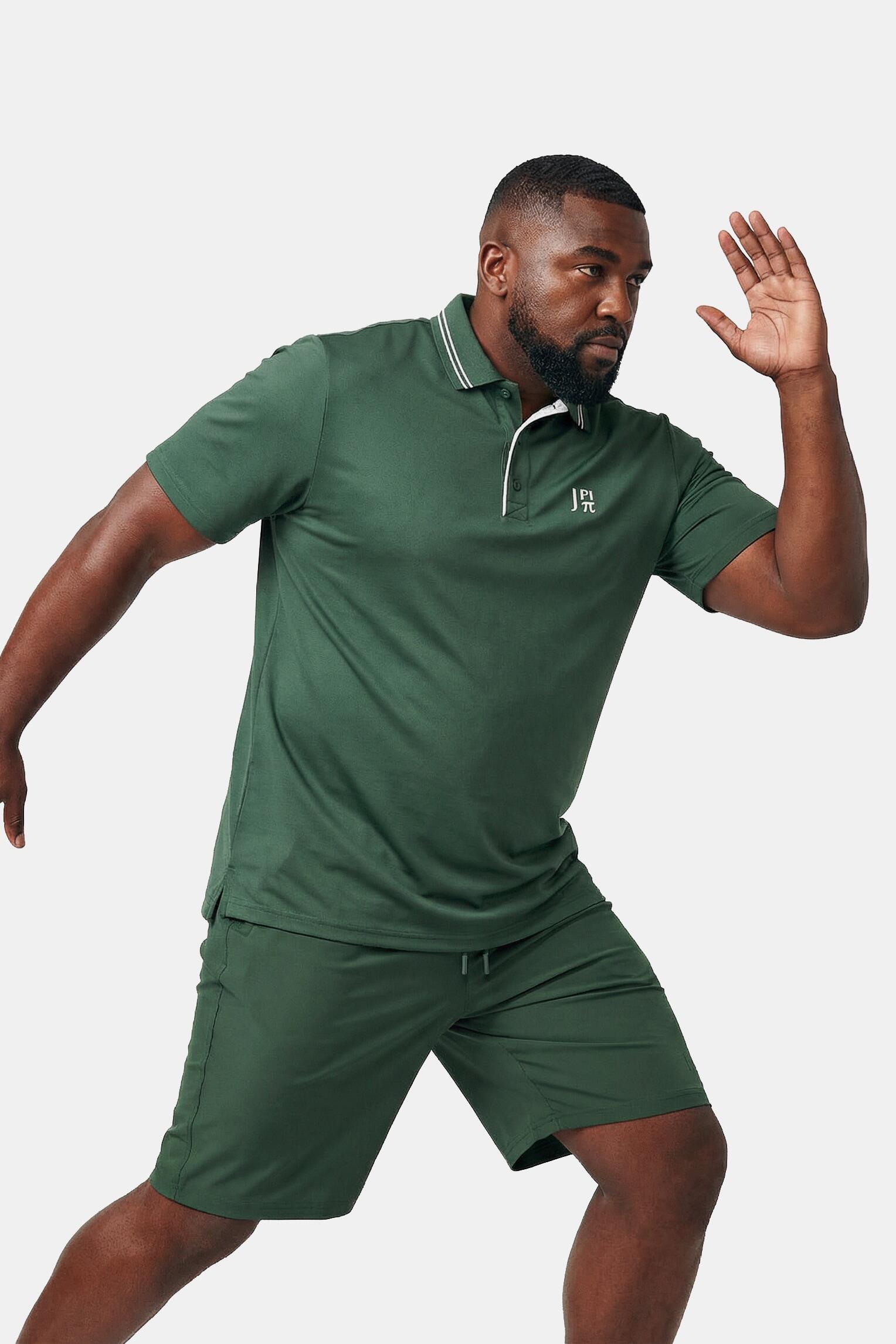 Heren Functioneel poloshirt tennis korte mouwen QuickDry 2/6