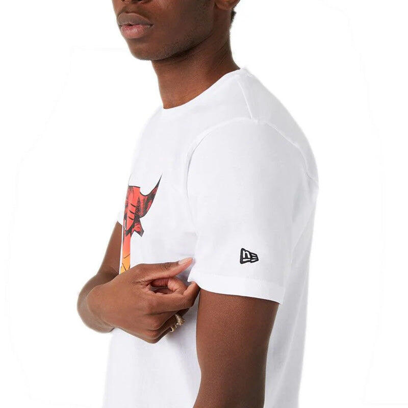 Tee-shirt New Era TEE-SHIRT HOMME CHICAGO BULLS SUMMER CITY NEW ERA 3/4