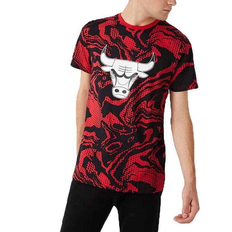 Camiseta New Era TEE-SHIRT HOMME CHICAGO BULLS OIL SLICK PRINT NEW ERA 2/5