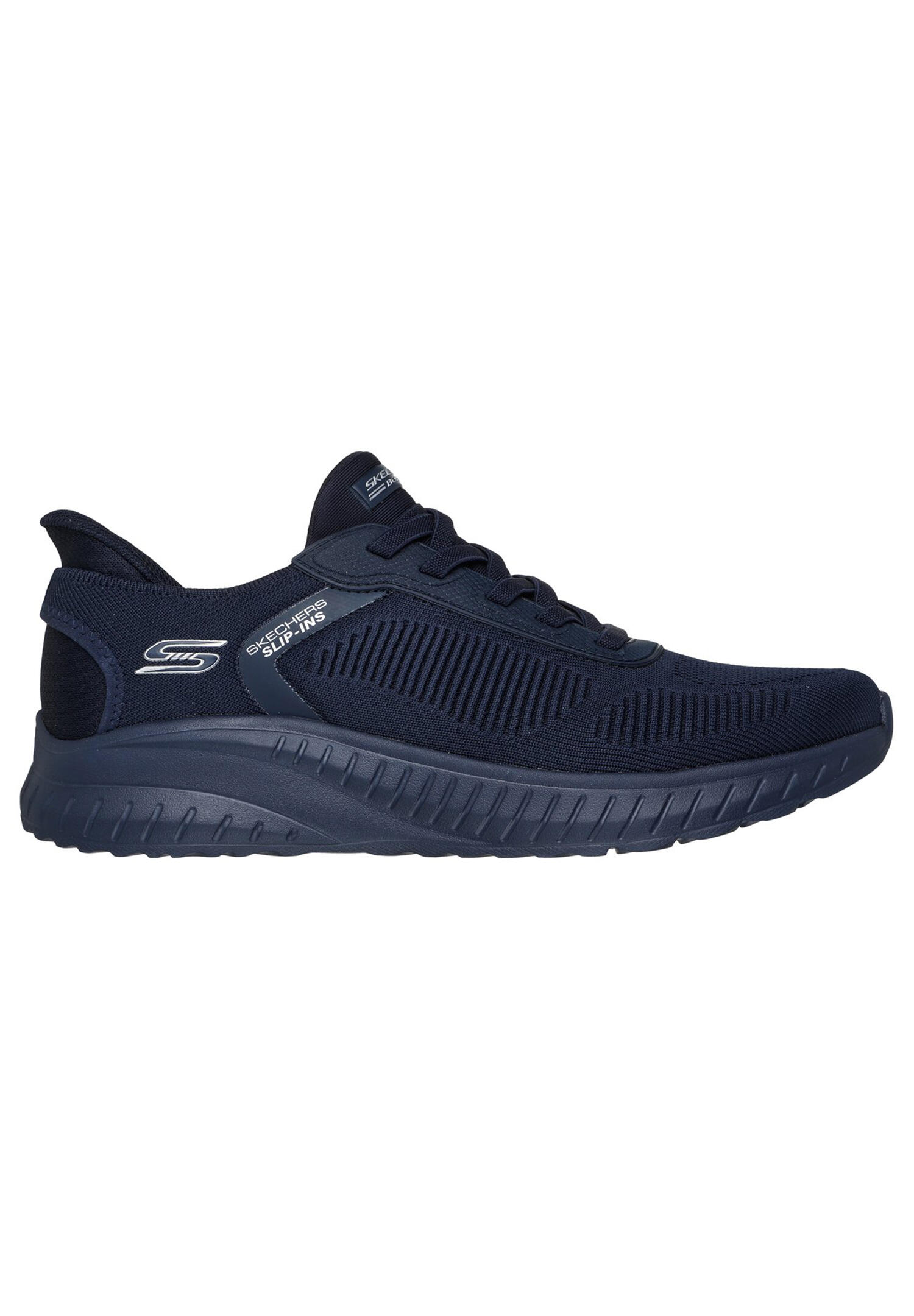 Scarpe da ginnastica Skechers Bob Squad Chaos - Solid Step, Blu, Uomini 3/5
