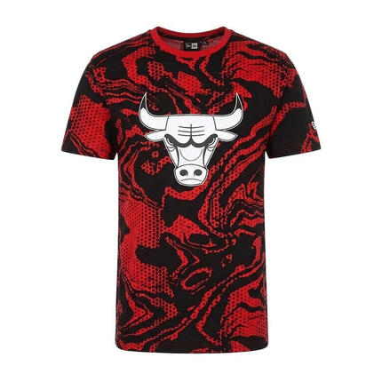 Tee-shirt New Era TEE-SHIRT HOMME CHICAGO BULLS OIL SLICK PRINT NEW ERA
