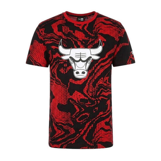 Tee-shirt New Era TEE-SHIRT HOMME CHICAGO BULLS OIL SLICK PRINT NEW ERA