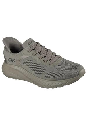 SKECHERS Herren Slip-Ins BOBS Sport Squad Chaos Sneaker 118312 OLV Olive